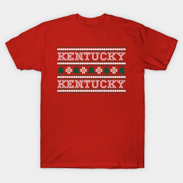 Kentucky Ugly Christmas Sweater T-Shirt by KentuckyYall